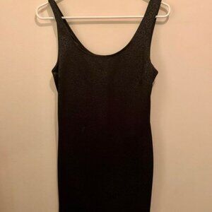 Little black dress gold cheetah forever 21 medium
